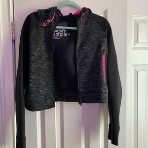 SUPERDRY SPORT ZIP UP HOODIE